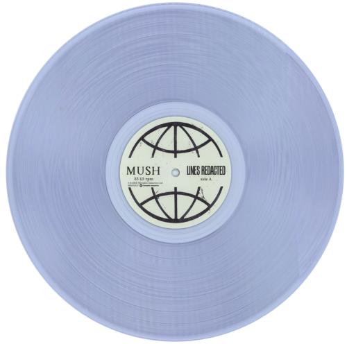 Mush Lines Redacted - Clear Vinyl - Shrink vinyl LP album (LP record) UK 20-LPLI878809
