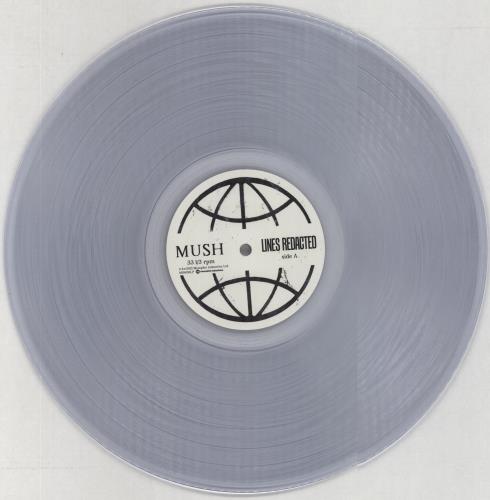 Mush Lines Redacted - Clear Vinyl vinyl LP album (LP record) UK 20-LPLI857384