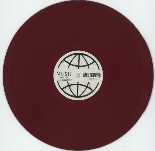 Mush Lines Redacted - Transparent Purple Vinyl vinyl LP album (LP record) UK 20-LPLI870941