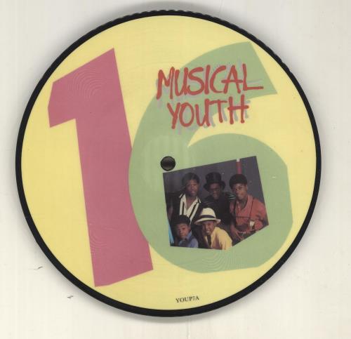 Musical Youth 16 - Sixteen 7" vinyl picture disc (7 inch picture disc single) UK MYU7PSI698435