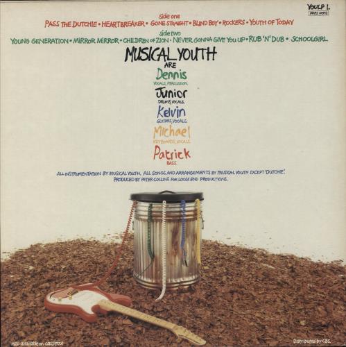 Musical Youth The Youth Of Today vinyl LP album (LP record) UK MYULPTH537478