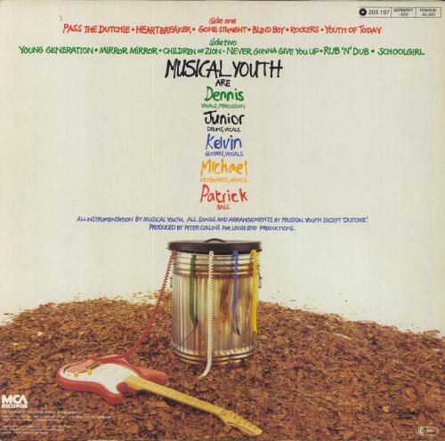 Musical Youth The Youth Of Today vinyl LP album (LP record) German MYULPTH821213