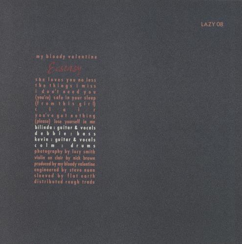 My Bloody Valentine Ecstasy - Mini LP vinyl LP album (LP record) UK MBVLPEC34958