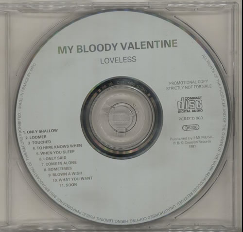My Bloody Valentine Loveless CD album (CDLP) UK MBVCDLO130468