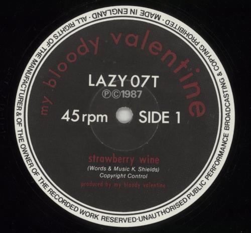My Bloody Valentine Strawberry Wine EP 12" vinyl single (12 inch record / Maxi-single) UK MBV12ST34959