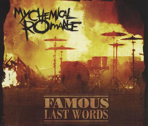 My Chemical Romance Famous Last Words CD single (CD5 / 5") UK MAPC5FA385629