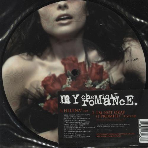 My Chemical Romance Helena 7" vinyl picture disc (7 inch picture disc single) UK MAP7PHE657131
