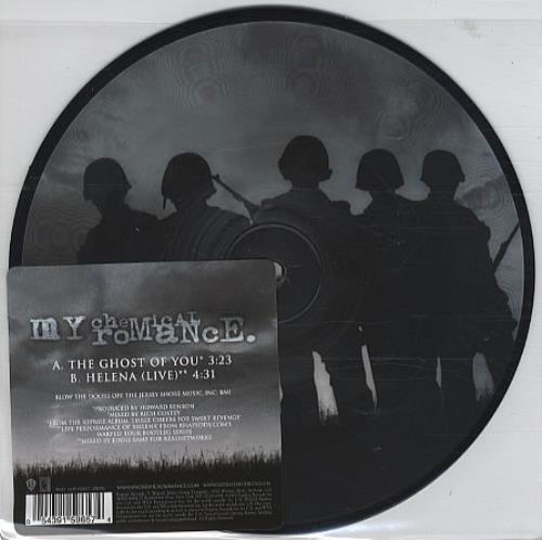 My Chemical Romance The Ghost Of You 7" vinyl picture disc (7 inch picture disc single) UK MAP7PTH333785