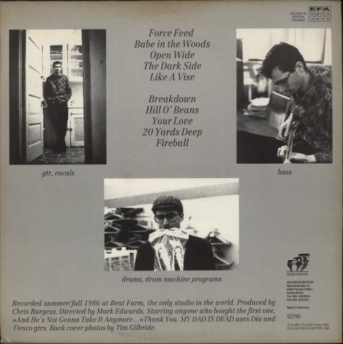 My Dad Is Dead Peace, Love & Murder vinyl LP album (LP record) German NY0LPPE866247