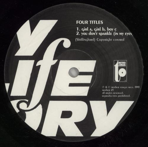 My Life Story Girl A, Girl B, Boy C 12" vinyl single (12 inch record / Maxi-single) UK ORY12GI82580