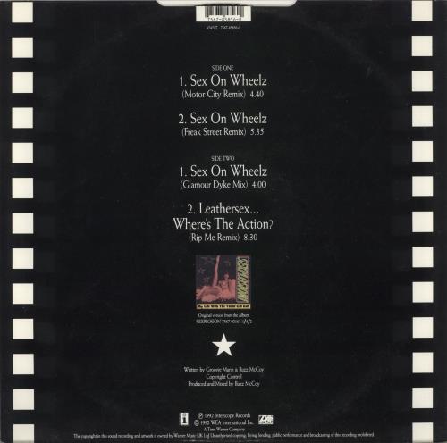 My Life With The Thrill Kill Kult Sex On Wheels 12" vinyl single (12 inch record / Maxi-single) UK TKK12SE632505