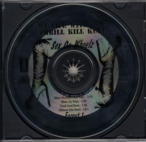 My Life With The Thrill Kill Kult Sex On Wheelz CD single (CD5 / 5") US TKKC5SE348068