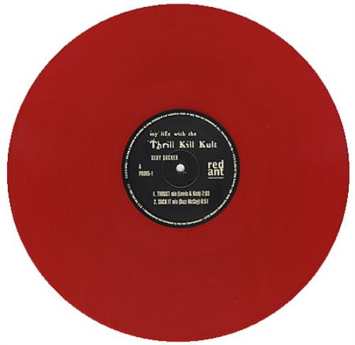 My Life With The Thrill Kill Kult Sexy Sucker - Red vinyl 12" vinyl single (12 inch record / Maxi-single) US TKK12SE362278