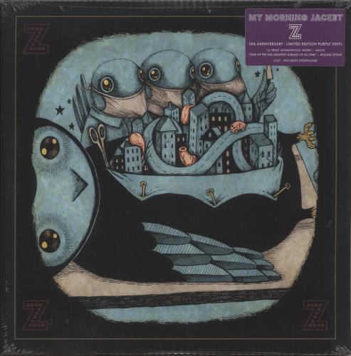 My Morning Jacket Z - Purple Vinyl - Sealed 2-LP vinyl record set (Double LP Album) UK MYJ2LZP880260