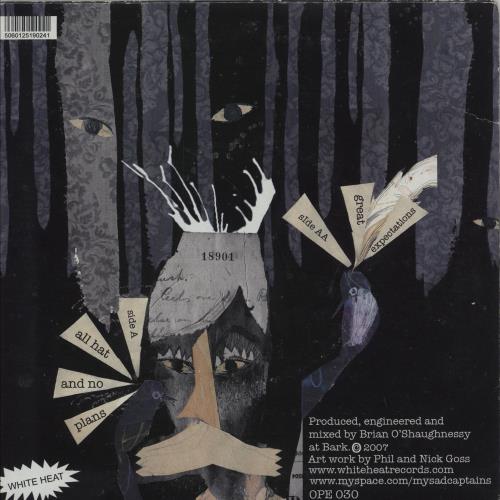 My Sad Captains All Hat No Plans 7" vinyl single (7 inch record / 45) UK 1ZW07AL751091