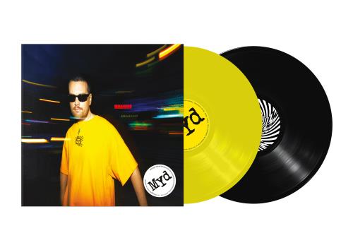 Myd Mydnight - Solid Yellow & Black Vinyl - Die-cut Cover - Sealed 2-LP vinyl record set (Double LP Album) UK 93E2LMY873411
