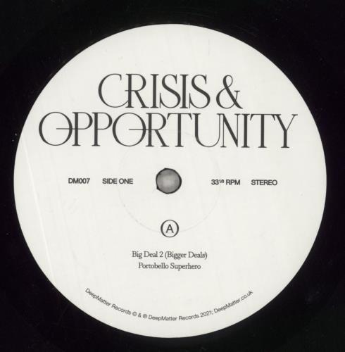 Myele Manzanza Crisis & Opportunity (Vol 1) (London) vinyl LP album (LP record) UK 8ZFLPCR855989