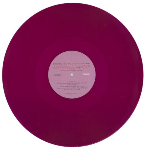 Mykki Broken Hearts & Beauty Sleep - Purple Vinyl vinyl LP album (LP record) UK 83YLPBR855828