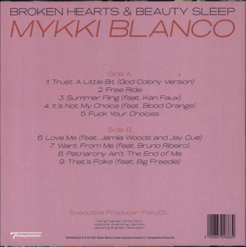 Mykki Broken Hearts & Beauty Sleep - Purple Vinyl vinyl LP album (LP record) UK 83YLPBR855828