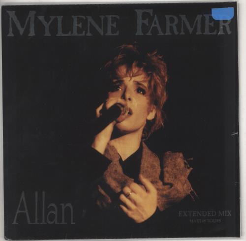 Mylene Farmer Allan - Red Vinyl - Sealed 12" vinyl single (12 inch record / Maxi-single) French MYL12AL739940