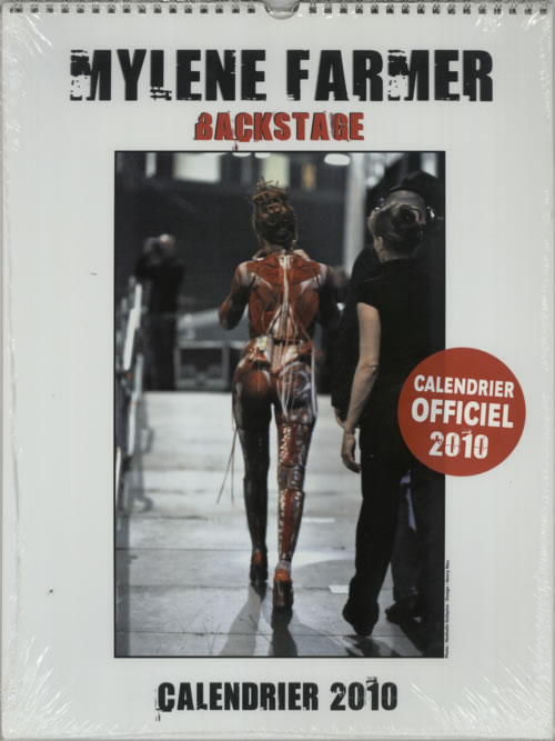 Mylene Farmer Backstage Calendrier 2010 calendar French MYLCABA479299