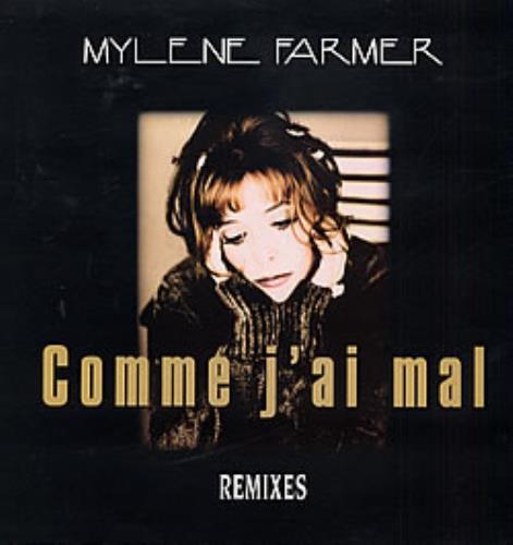 Mylene Farmer Comme J'ai Mal 12" vinyl single (12 inch record / Maxi-single) French MYL12CO90995