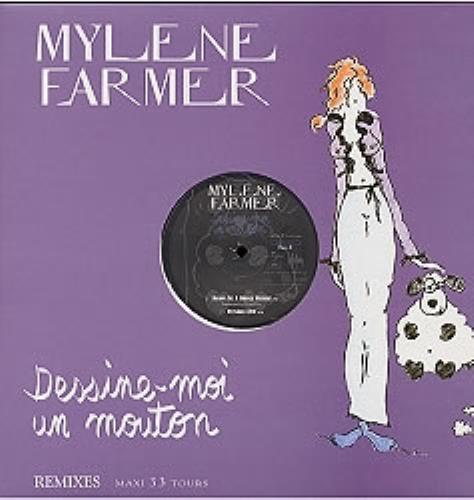 Mylene Farmer Dessine-Moi Un Mouton Remixes 12" vinyl single (12 inch record / Maxi-single) French MYL12DE175264
