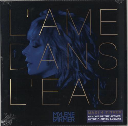 Mylene Farmer J'Ame Dans L'Eau - Gold Vinyl - Sealed 12" vinyl single (12 inch record / Maxi-single) French MYL12JA766194
