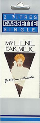 Mylene Farmer Je T'aime Melancolie - SEALED Blister Pack cassette single French MYLCSJE290827