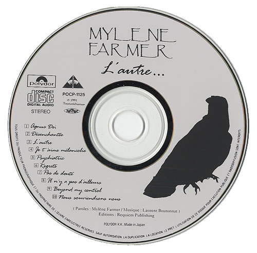 Mylene Farmer L'autre CD album (CDLP) Japanese MYLCDLA15026
