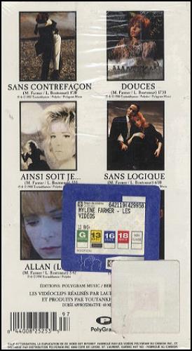 Mylene Farmer Les Videos video (VHS or PAL or NTSC) Canadian MYLVILE180960