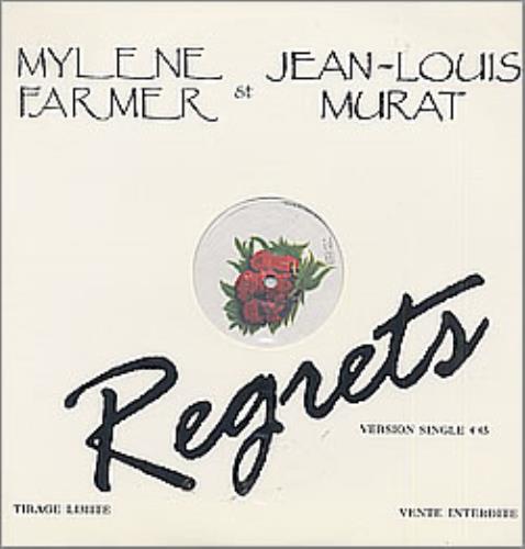 Mylene Farmer Regrets 12" vinyl single (12 inch record / Maxi-single) French MYL12RE25894
