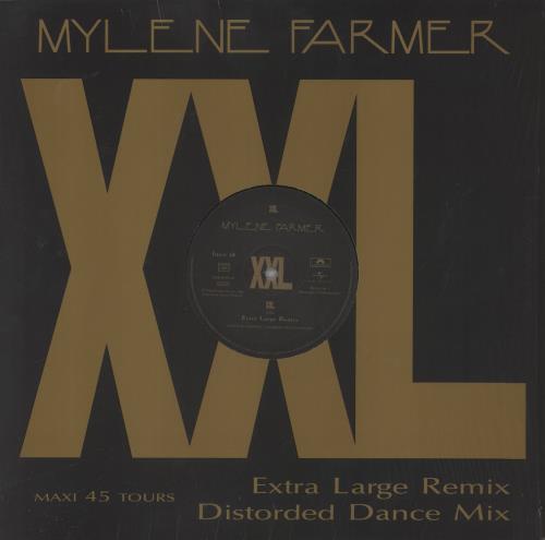 Mylene Farmer XXL 12" vinyl single (12 inch record / Maxi-single) French MYL12XX846698