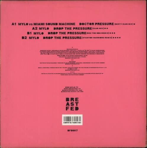 Mylo Doctor Pressure 12" vinyl single (12 inch record / Maxi-single) UK MCQ12DO885927