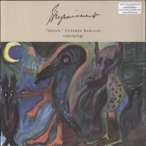 Myrninerest "Jhonn," Uttered Babylon vinyl LP album (LP record) UK 418LPJH792291
