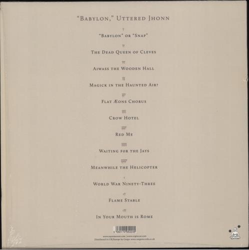 Myrninerest "Jhonn," Uttered Babylon vinyl LP album (LP record) UK 418LPJH792291
