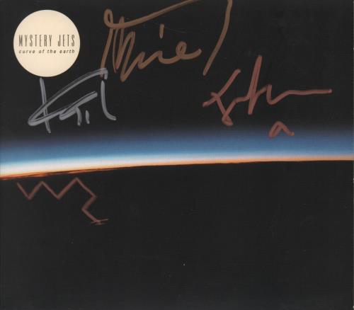 Mystery Jets Curve Of The Earth - Autographed CD album (CDLP) UK MJECDCU661592