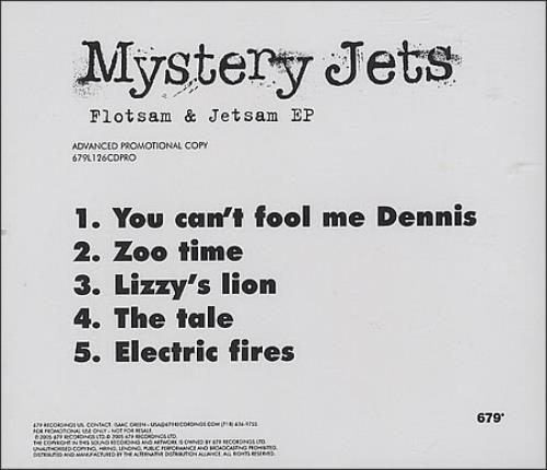 Mystery Jets Flotsam & Jetsam EP CD single (CD5 / 5") US MJEC5FL366600