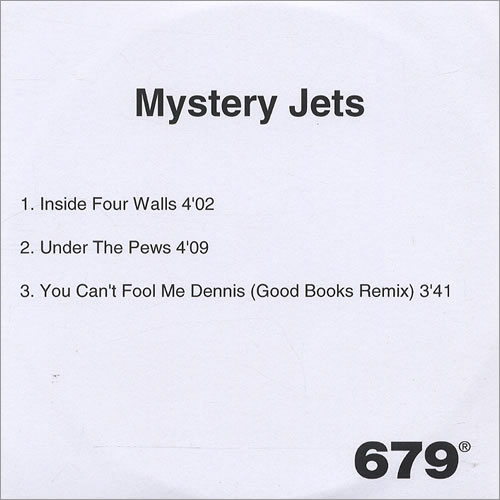 Mystery Jets Inside Four Walls CD-R acetate UK MJECRIN441070