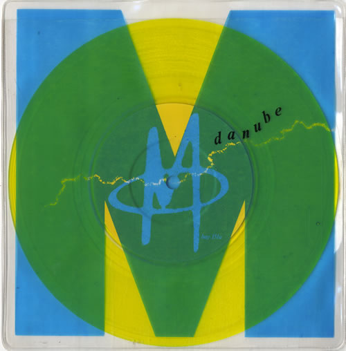 M Danube - Yellow Vinyl 7" vinyl single (7 inch record / 45) UK -M-07DA60096