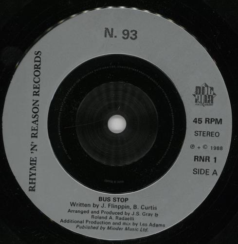 N. 93 Bus Stop 7" vinyl single (7 inch record / 45) UK Z6C07BU754778