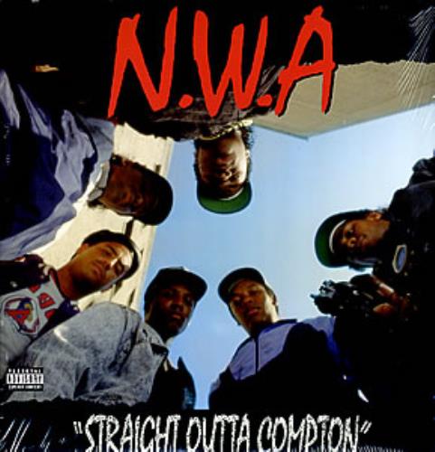 N.W.A. Straight Outta Compton 2-LP vinyl record set (Double LP Album) US NWA2LST350901