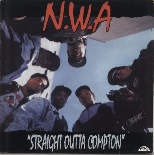 N.W.A. Straight Outta Compton vinyl LP album (LP record) UK NWALPST527233