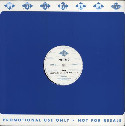 N Sync Pop 12" vinyl single (12 inch record / Maxi-single) UK NSY12PO190301