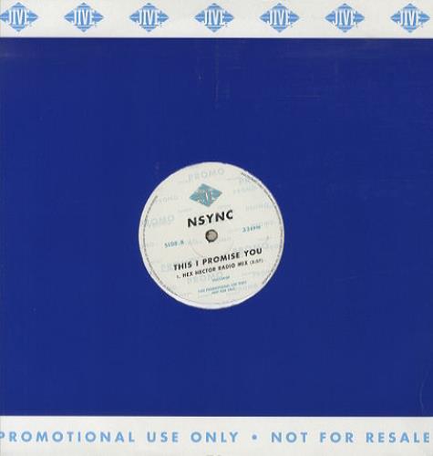 N Sync This I Promise You 12" vinyl single (12 inch record / Maxi-single) UK NSY12TH169708