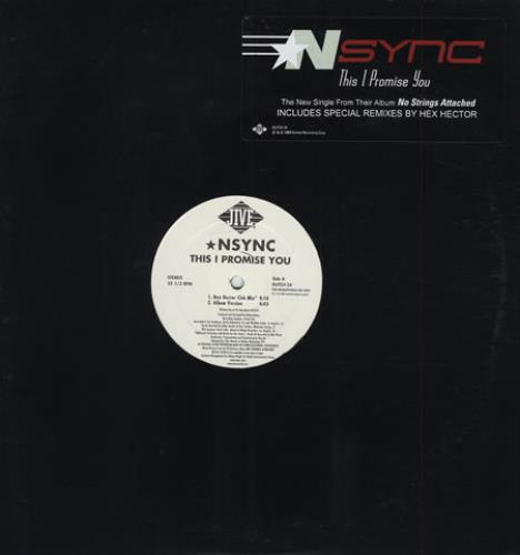 N Sync This I Promise You 12" vinyl single (12 inch record / Maxi-single) US NSY12TH172470