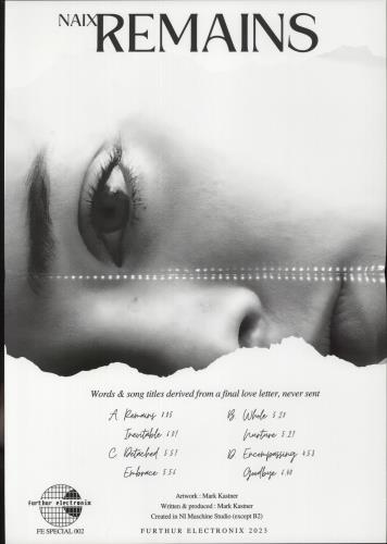 Naix Remains - Grey Marbled Vinyl 12" vinyl single (12 inch record / Maxi-single) UK 99212RE881521