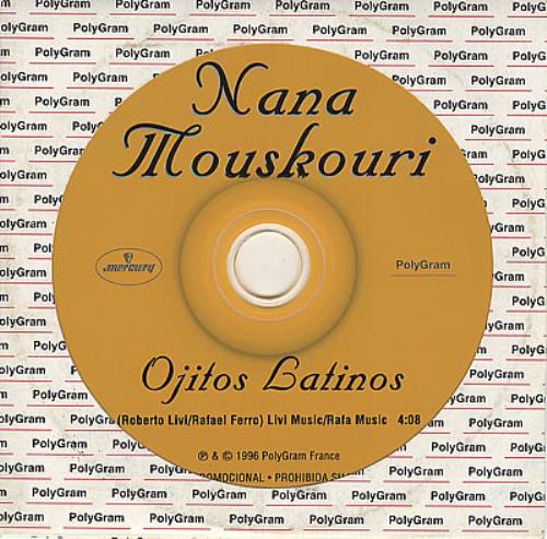 Nana Mouskouri Ojitos Latinos CD single (CD5 / 5") Mexican NNMC5OJ372037