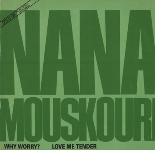 Nana Mouskouri Why Worry 12" vinyl single (12 inch record / Maxi-single) Brazilian NNM12WH232617
