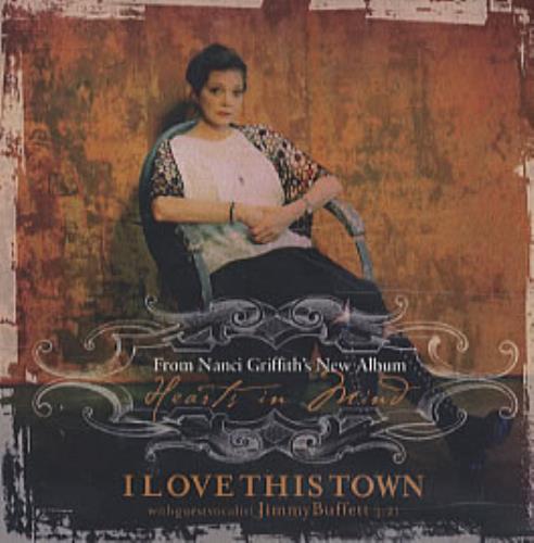 Nanci Griffith I Love This Town CD-R acetate US NANCRIL324970